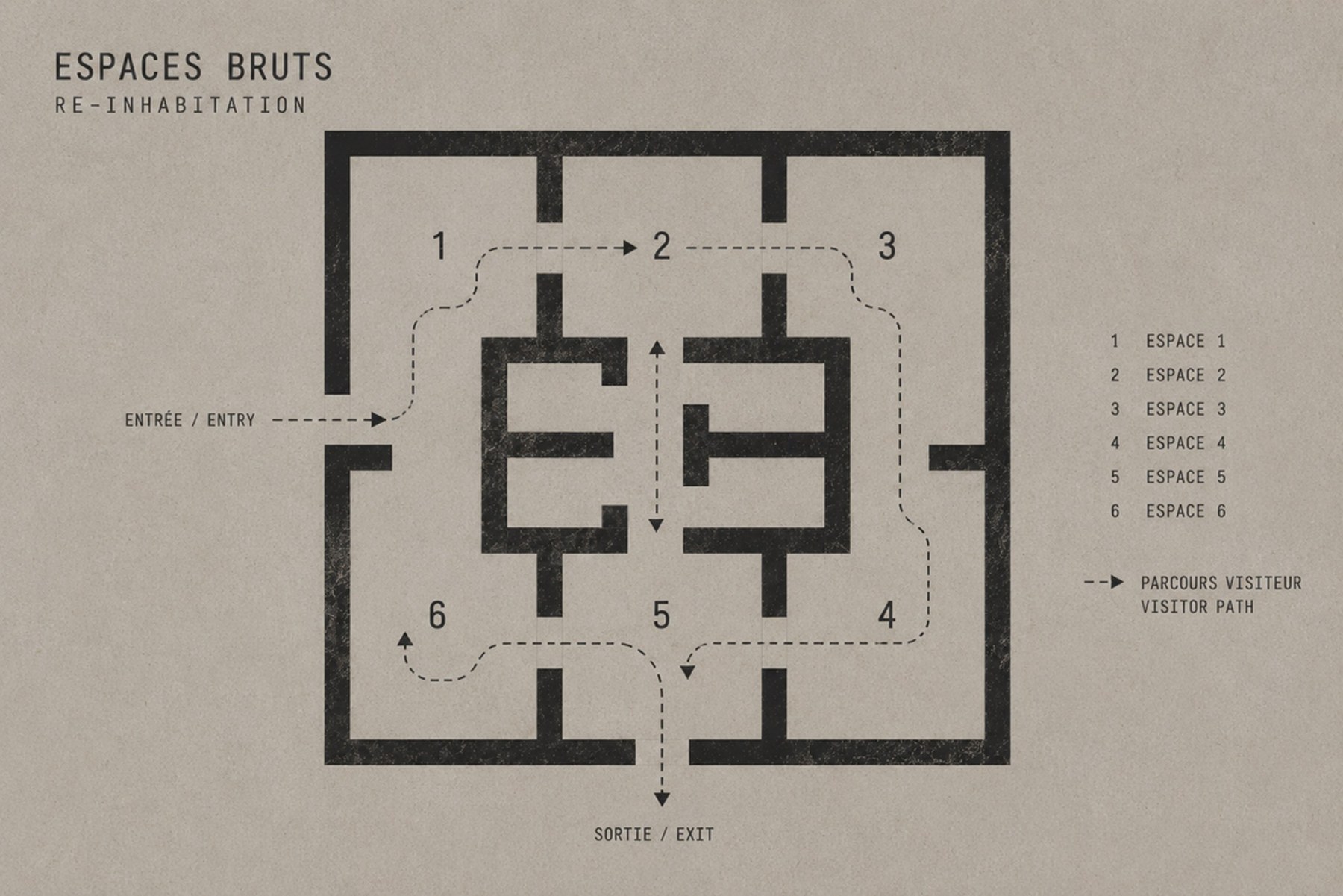 Espaces bruts. Re-inhabitation